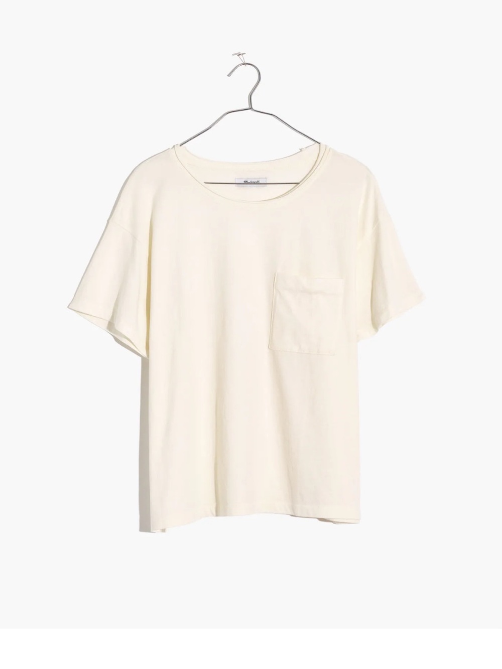 Madewell Softfade Cotton Oversized Pocket Tee